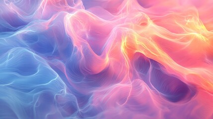 Fototapeta premium Abstract pastel energy field on white background for branding