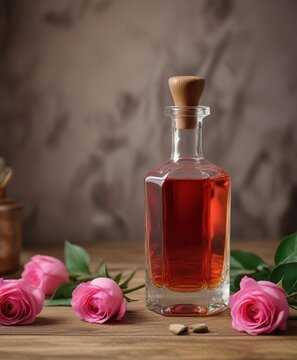 Traditional Bulgarian rose oil equipment for perfumery , oil extraction, Karlovo, perfume production