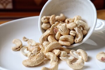 Cashew nut seed snack fruit
