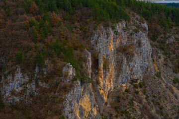 Uvac river canyon in autumn