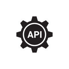 API icon Line Art Logo set