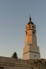 Sahat-kula Clock Tower in Kalemegdan Fortress , Serbia, Belgrade