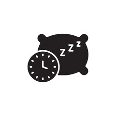 Bedtime icon Line Art Logo set