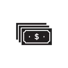 Cash icon Line Art Logo set