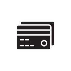 Credit card icon Line Art Logo set