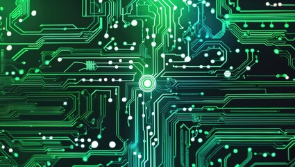 Fototapeta premium High-Tech Abstract Circuit Board Background Design