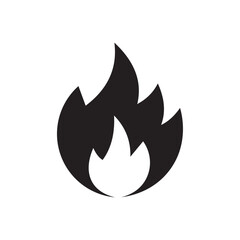Fire icon Line Art Logo set