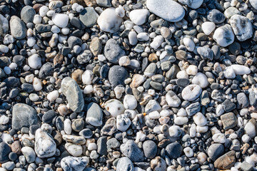 pebble beach on the Calabrian coast