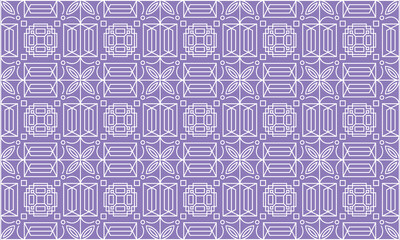 Geometric Pattern with Purple Background.