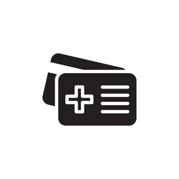 recommend clip art: Insurance card icon Line Art Logo set