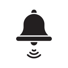 Notification bell icon Line Art Logo set