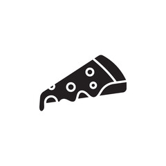 Pizza icon Line Art Logo set