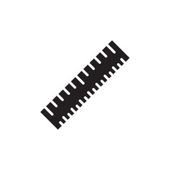 Ruler icon Line Art Logo set