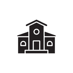 school icon Line Art Logo set