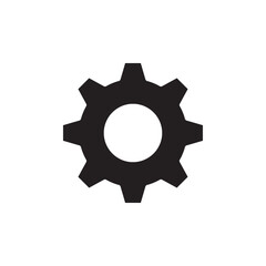Settings gear icon Line Art Logo set