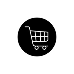 shopping cart icon Line Art Logo set