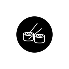Sushi icon Line Art Logo set