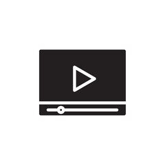 Video tutorial icon Line Art Logo set