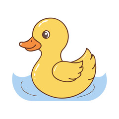 duckling vector icon, animals vector illustration - simple illustration of duckling perfect for logos, and animals-themed designs.