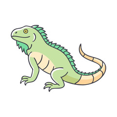 iguana vector icon, animals vector illustration - simple illustration of iguana perfect for logos, and animals-themed designs.