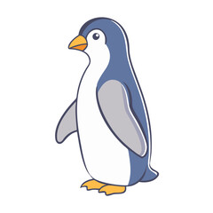 penguin vector icon, animals vector illustration - simple illustration of penguin perfect for logos, and animals-themed designs.