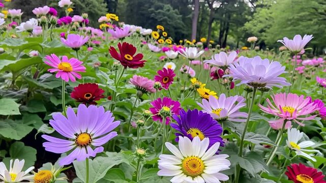 Flowers blooming during spring time 4K video