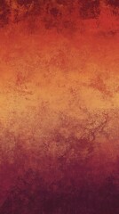 Burnt orange and dusky plum gradient with cherry gold metallic texture