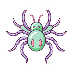 spider vector icon, animals vector illustration - simple illustration of spider perfect for logos, and animals-themed designs.