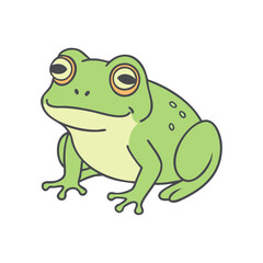 toad vector icon, animals vector illustration - simple illustration of toad perfect for logos, and animals-themed designs.