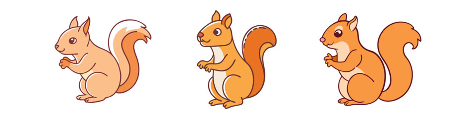 squirrel vector icon, animals vector illustration - simple illustration of squirrel perfect for logos, and animals-themed designs.