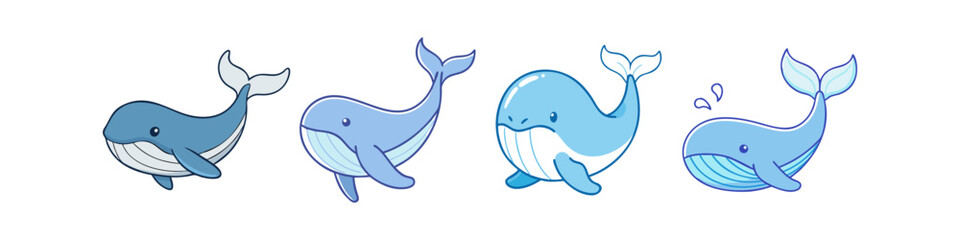 whale vector icon, animals vector illustration - simple illustration of whale perfect for logos, and animals-themed designs.