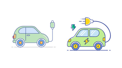 electric car 02 vector icon, electronics vector illustration - simple illustration of electric car 02 perfect for logos, and electronics-themed designs.