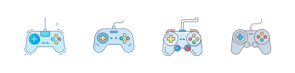 game controller 01 vector icon, electronics vector illustration - simple illustration of game controller 01 perfect for logos, and electronics-themed designs.