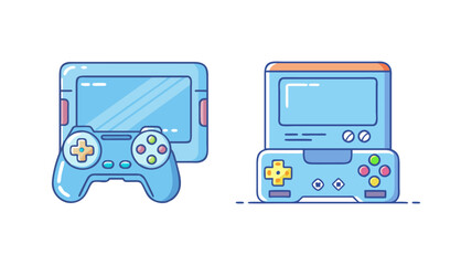 video game console 02 vector icon, electronics vector illustration - simple illustration of video game console 02 perfect for logos, and electronics-themed designs.