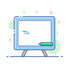 electronic whiteboard vector icon, electronics vector illustration - simple illustration of electronic whiteboard perfect for logos, and electronics-themed designs.