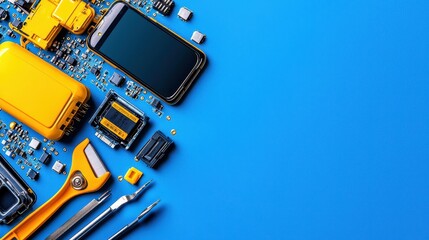 Electronic Repair Tools and Devices Setup