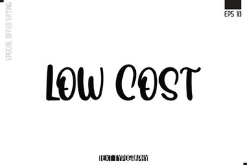 Special Offer Typography Text Script Lettering Design Low Cost 