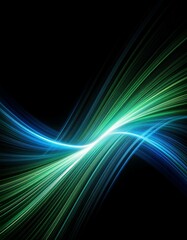 Modern abstract background with wave lines.