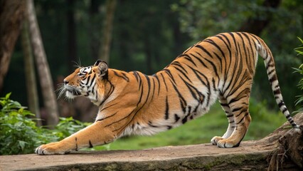 Fototapeta premium tiger in the wild