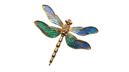 golden dragonfly (png)