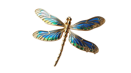 golden dragonfly (png)