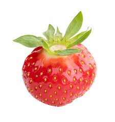 Fresh strawberry isolated on white background