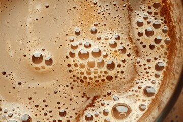  Iced Vanilla Chai Latte coffee beverage. Image illustrated food for advertisement