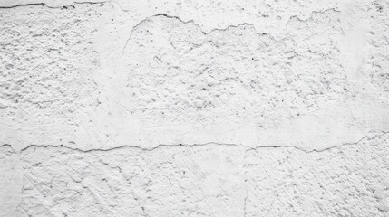Obraz premium Whitewashed Wall Texture Cracked and Weathered Surface.