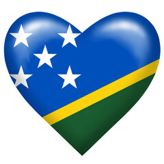 Solomon flag, heart shaped solomon flag, heart icon, icon, flag, country flag, country, solomon country, Solomon, shape