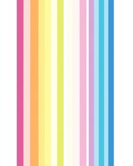 Vertical Rainbow Gradient for Minimalist App Design. Seamless Color Stripes on White Background.
