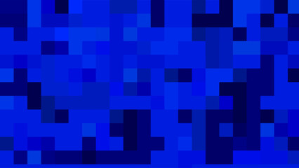 ABSTRACT ILLUSTRATION CUBE BLUE COLOR. DIGITAL BUSINESS BACKGROUND MOSAIC GRID DESIGN VECTOR 