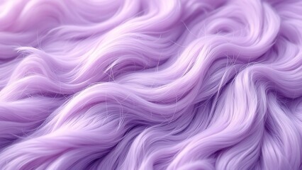 Obraz premium Purple fur texture top view. Purple or lilac sheepskin background. Fur pattern. Texture of lilac shaggy fur. Wool texture. Sheep fur close up