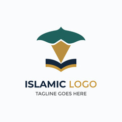 Islamic Logo Template Design Vector, Emblem, Concept Design, Creative Symbol, Icon. Vector illustration