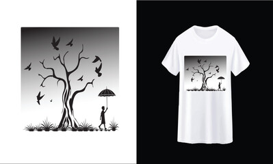 Wanderlust summer of the Earth slogan text print , cloud view print design, great smoky original outdoors vintage print design, autumn winter t-shirt artwork.
